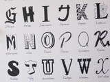Un abécédaire du lettering : 26 styles pour 26 lettres