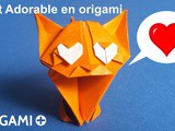 Chat Adorable en origami