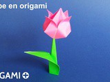 Tulipe en origami