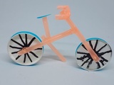 Bricolage enfant: vélo miniature