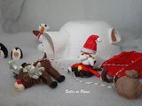 Diy Décoration de Noël en pâte durcissante (igloo, pingouin...)