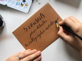 5 conseils pour débuter la calligraphie moderne