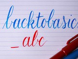 On révise ses basiques avec #backtobasic_abc – brush lettering & calligraphie