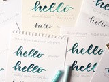 Quel papier utiliser pour la calligraphie et le brush lettering ? Test & comparatif