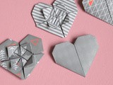 Coeur origami pour valentin