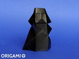 Faire un Dark Vador en origami en seulement 5 minutes
