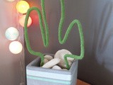 Id déco : un cactus en tricotin