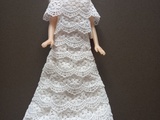 Robe en dentelle pour poupées Barbie