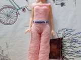 Salopette rose pour Barbie
