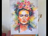 Frida s'est invitée chez nous (Concours Posterlounge, concours terminé)