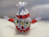 Mini père noël origami