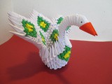 Origami 3D: mini paon