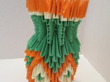 Origami 3D: vase