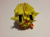 Origami3D: Le poussin