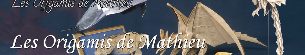 On Aime Faire - Les Origamis de Mathieu