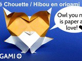 Bébé Chouette / Hibou en origami