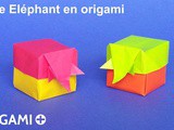 Boite Eléphant en origami