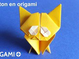 Chaton en origami