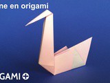 Cygne en origami