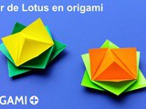 Fleur de Lotus en origami