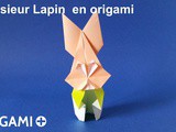 Monsieur Lapin en origami
