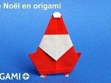 Père Noël en origami