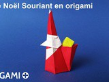 Père Noël Souriant en origami