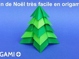 Sapin de Noël très facile en origami