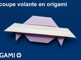 Soucoupe volante en origami