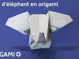 Tête d'éléphant en origami