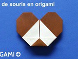 Tête de souris en origami