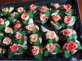 Roses en porcelaine froide