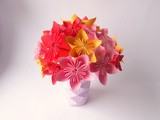 Bouquet de fleur origami [St Valentin]